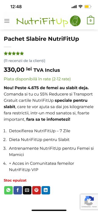 Pachet Slăbire NutriFitUp