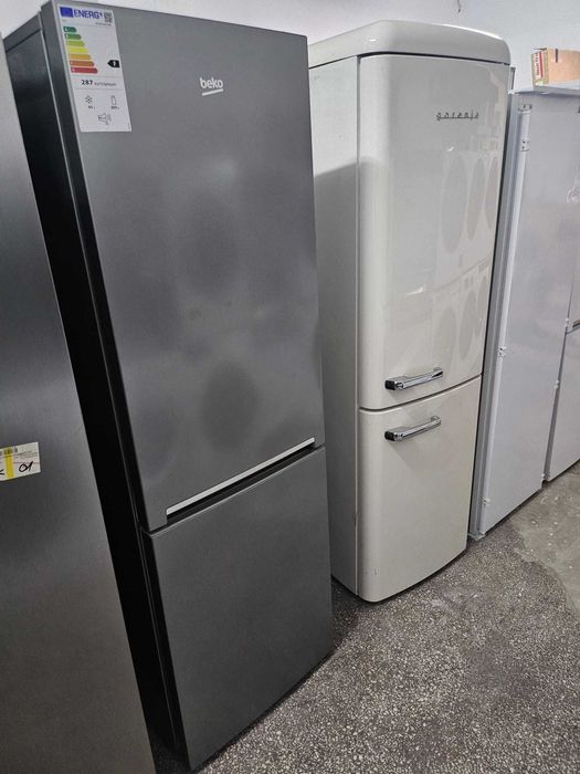 Frigider Beko RCSA300K30SN, 291 l, H 181 cm, Iluminare LED Inox Nou!