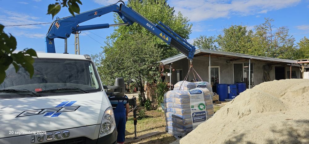 Servicii transport cu macara