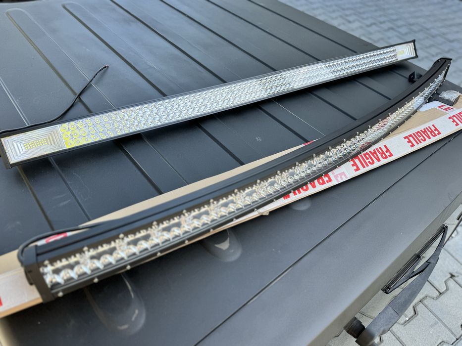 Priector auto LED bar  curbat, 12D, 975W si 729W 12-24 V, 130 cm