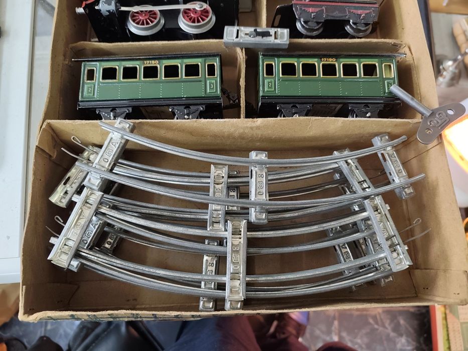 Механична играчка влак влакче Германия Marklin 880/2