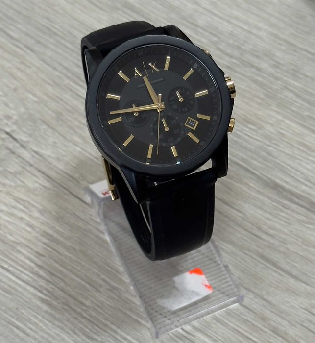 Мъжки часовник  Armani EXCHANGE с черно покритие  - AX7105