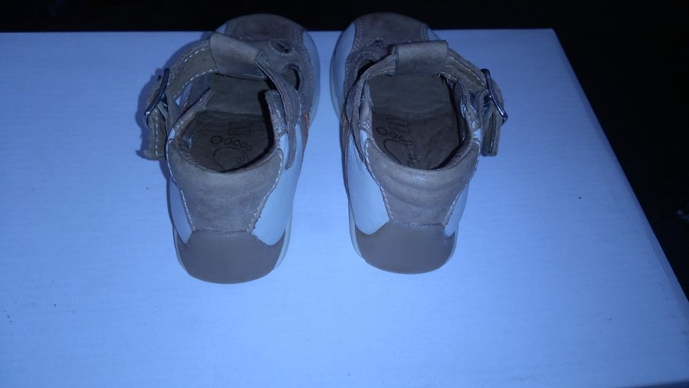 Pantofi nr. 19, din piele naturala, old patina, Germania - UTILIZATI