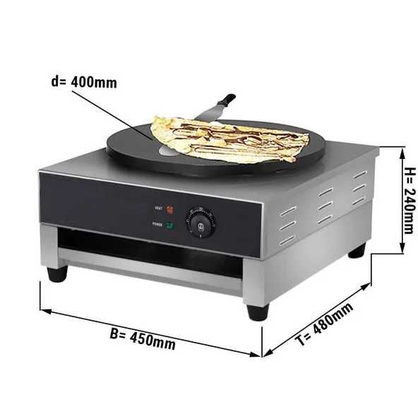 Plita de clatite electrica diametru 40 cm,Noua cu factura si garantie