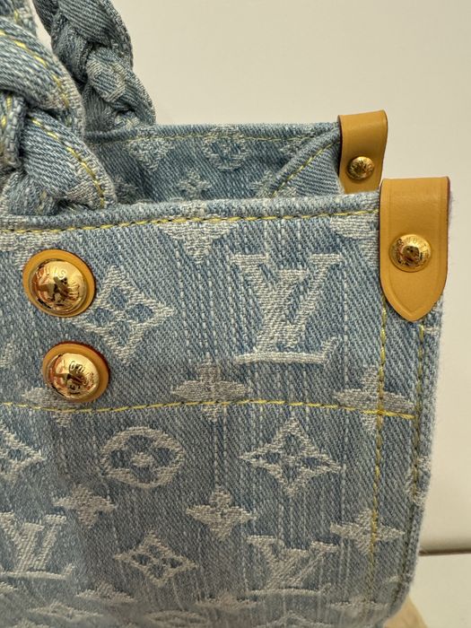 Geanta louis vuitton denim