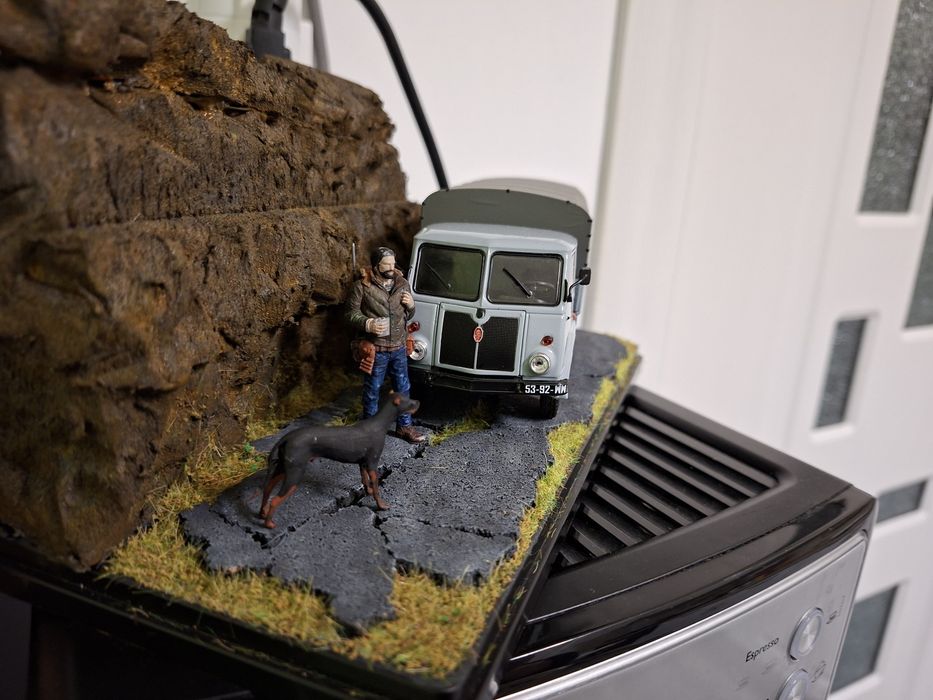 Diorama peisaj de munte scara 1.43