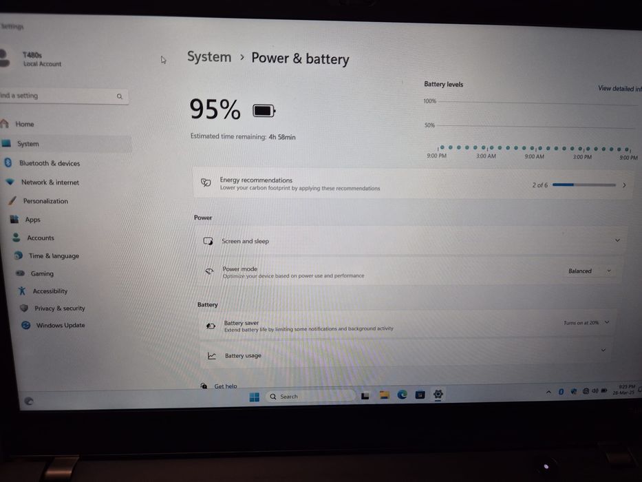 Laptop Lenovo Thinkpad T480s Touch-screen  i5 Ssd 512