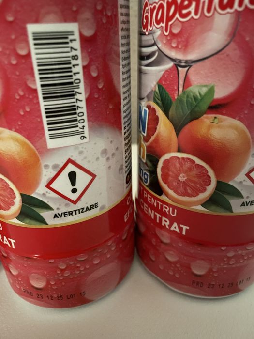 5 buc detergent de vase concentrat la 1 litru