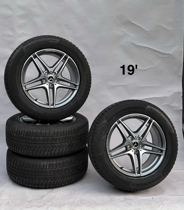 Оригинални джанти 19 цола AMG със зимни гуми  ml gl gle