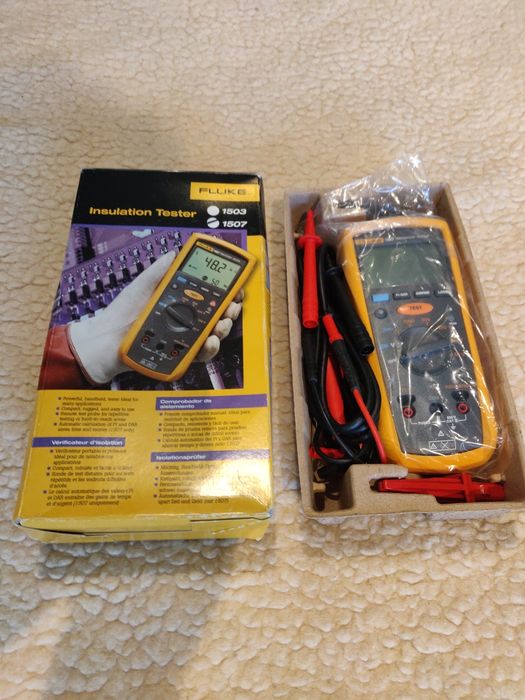 Tester izolatie FLUKE 1507 nou, profesional, megohmetru