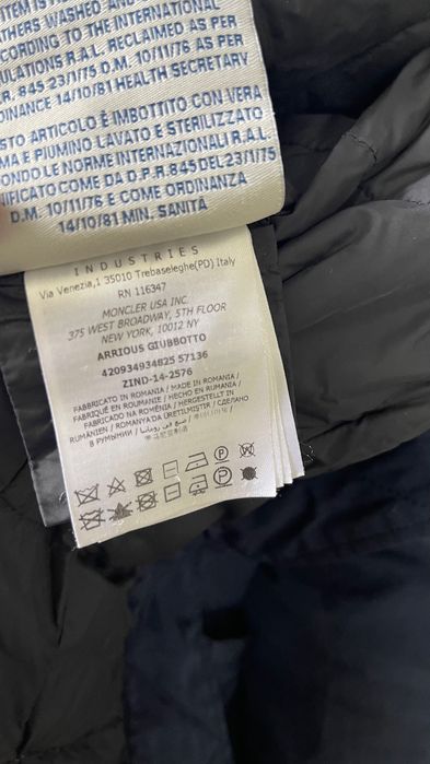 Moncler Arrious Giubbotto,  мех енота
