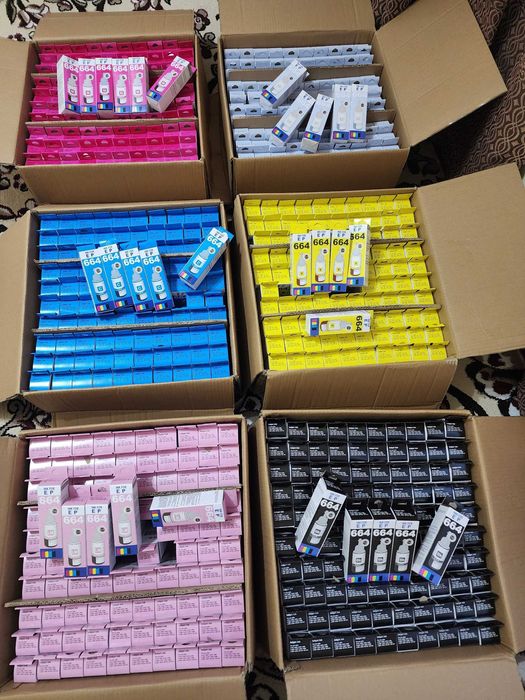 Чернила для принтера EP 664 оптом, Принтер учун сиёх EP 664 оптом