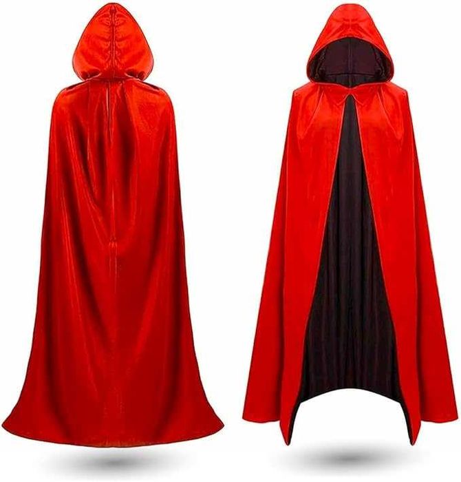 Pelerina/costum Halloween PREMIUM, RED-BLACK, REDUS de la 150RON