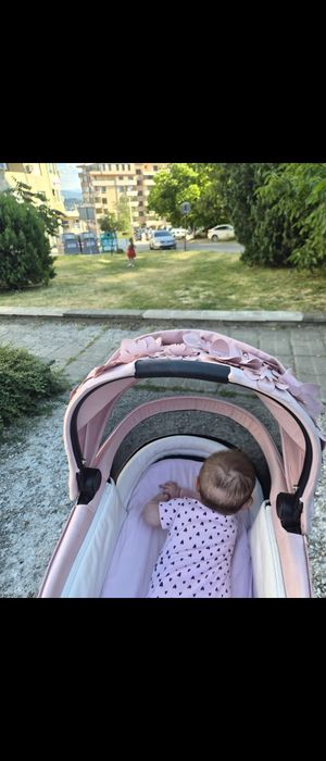 Кош за новородено Cybex Priam 4 /e-PRIAM Simply flower pink