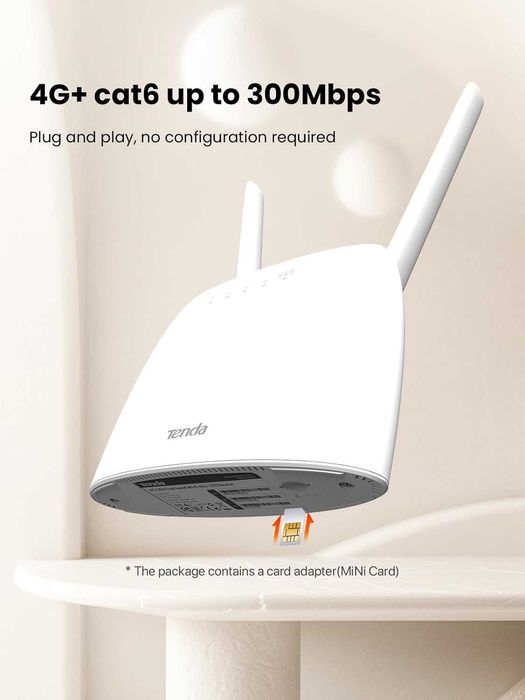 Tenda 4G09 рутер AC1200 4G+Cat6 мобилен Wi-Fi