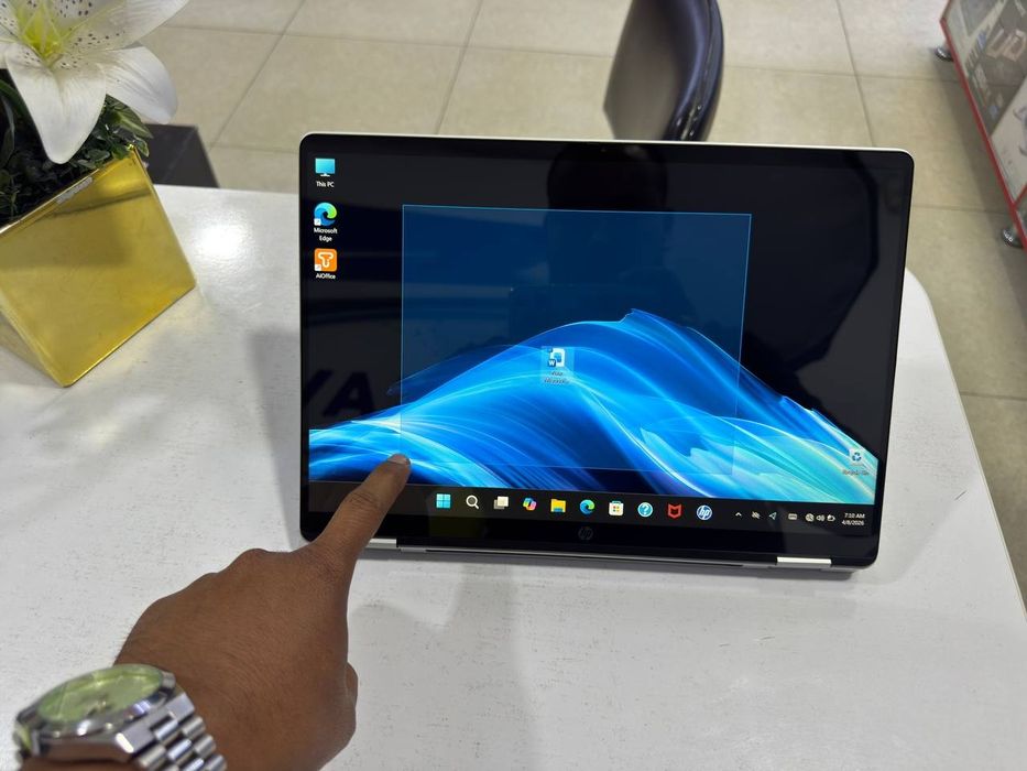 Hp omnibook X360 core i5-14 avlod DDR5 8/512SSD sensor IPS ekran ideal