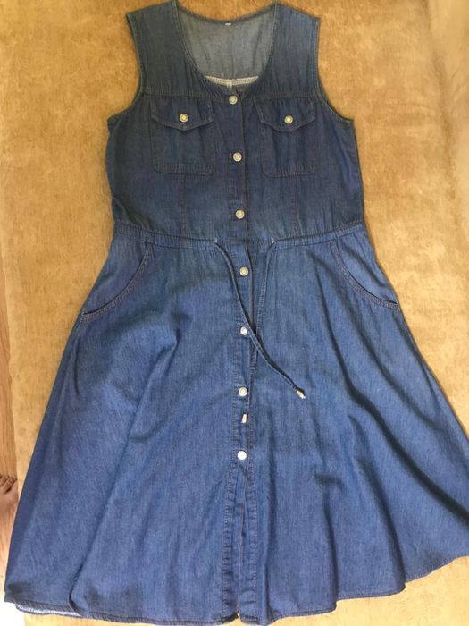 Сарафан джинсовый