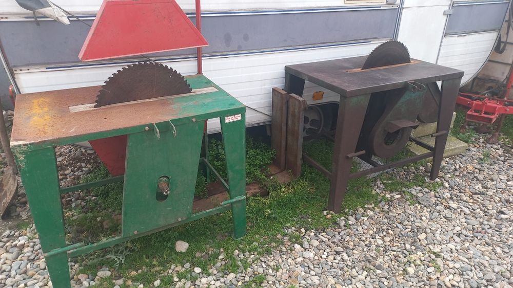 Masa circular lemne la cardan tractor