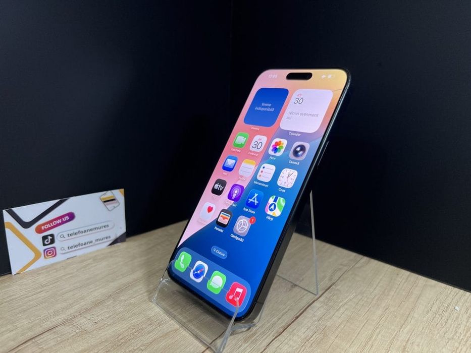 Iphone 15 Pro Max 512Gb Blue Titanium Second-Hand Satisfăcător 3 ani g
