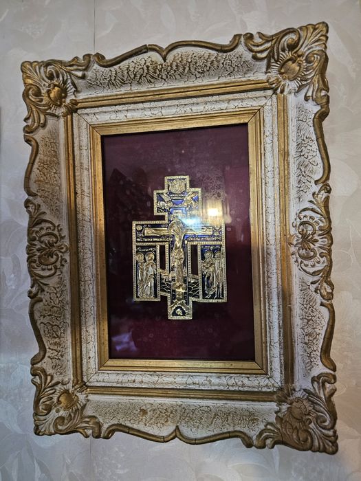 Tablou cu crucifix rusesc sec 19