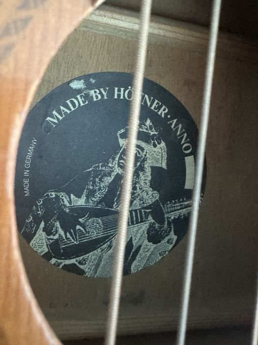 Акустична китара + калъф , Немска китара ''Hofner''