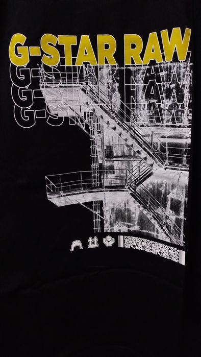 Уголемена тениска G-Star Raw Stairs M , L , XL нова мъжка черна loose