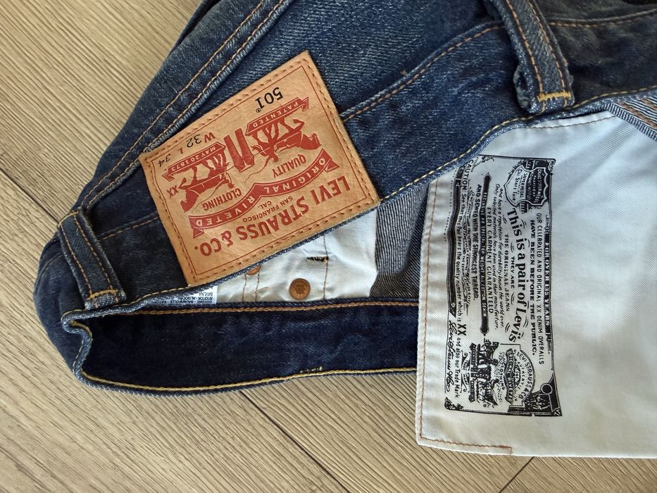 Blugi LEVIS 501 Albastru Barbati | Marime 32 x 34 (Talie 81 cm)