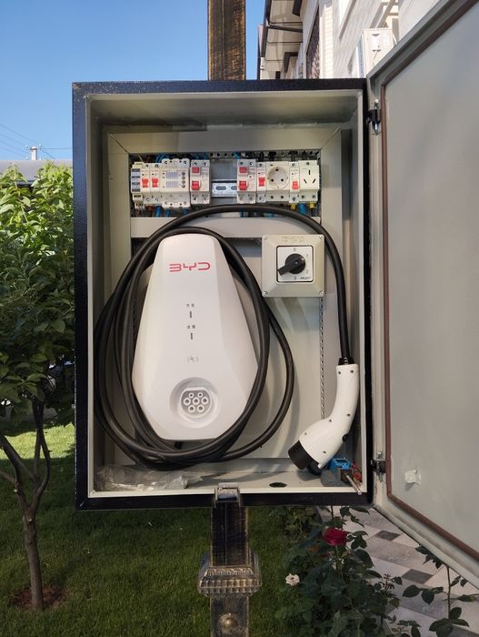 ЭЛЕКТРОМОБИЛ. Установка зарядной станции для ЭЛЕКТРОМОБИЛЯ.