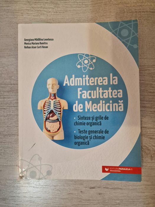 Sinteze și Grile Admitere Facultatea de Medicină (Editura Paralela 45)