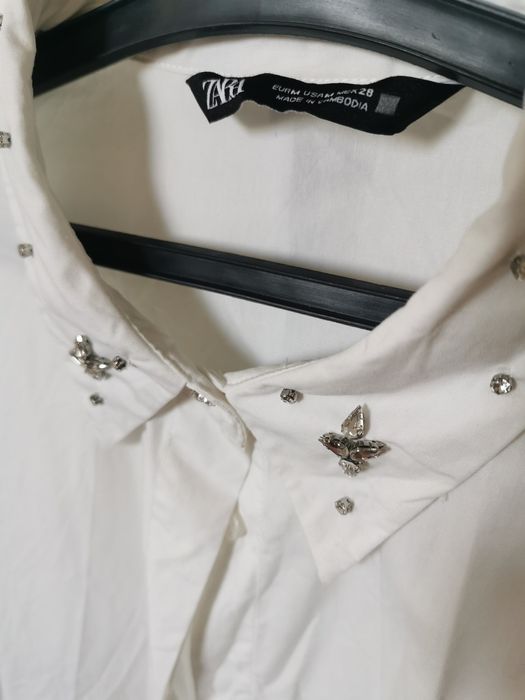 Бяла риза ZARA, размер M