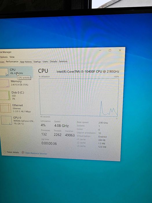 Pc Light Gaming I5 10400, 16gb RGB, Gtx 1650, ssd 500gb, etc !