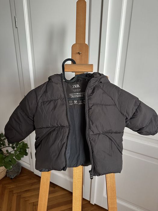 Geaca Zara puf si pene, marime 92