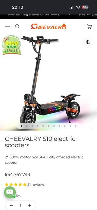trotineta electrica, are nevoie de raparatii SCRIE IN DESCRIERE!