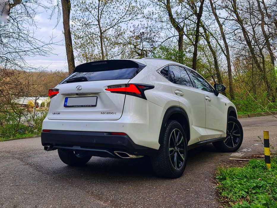 Lexus NX200T F-Sport,Benzina 2.0/240cp!4x4,FULL,Piele rosie,alb perlat