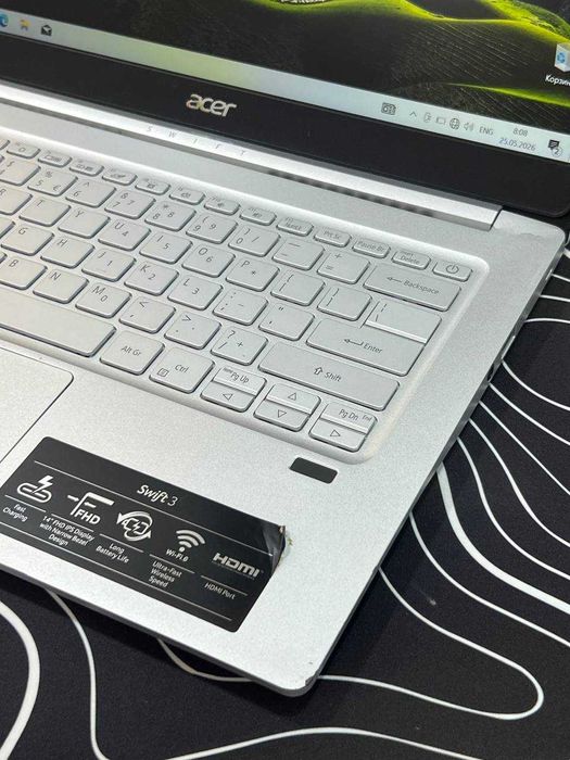 Acer Swift Amd R7 4700U DDR4 8GB SSD 256GB Display 14'0 FHD Ips