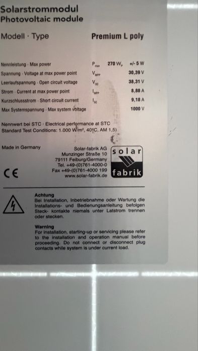 Фотоволтаични панели