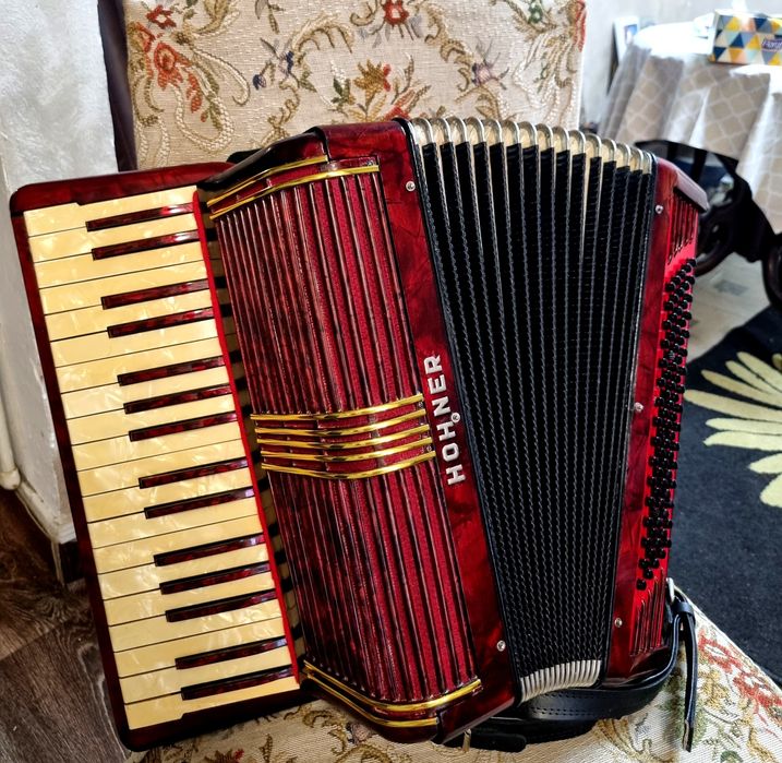 Acordeon Hohner vergea Lunga 80 Basi