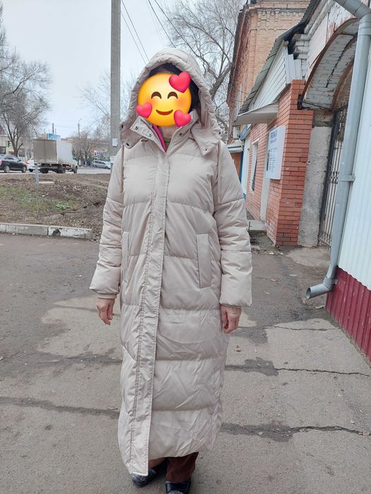 Пуховик зимний болоневый