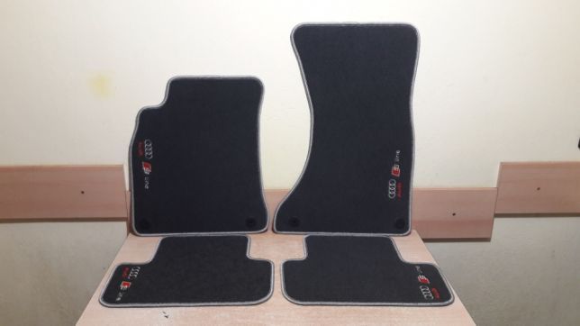Covorase auto din mocheta dedicate AUDI A4 -B8 SLINE