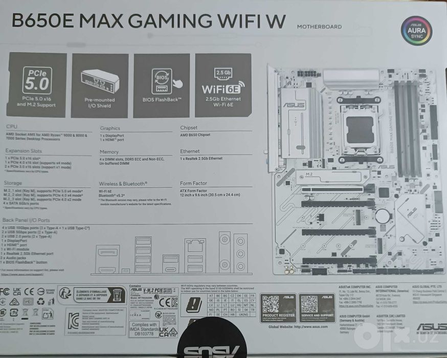 ASUS B650E MAX Gaming WiFi