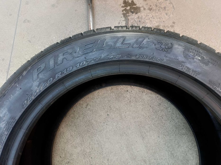 Doua anvelope noi de iarna 255 50 19 pirelli scorpion run flat