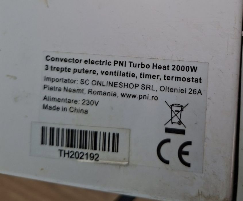 Vand Ap.de încălzire - 110 lei