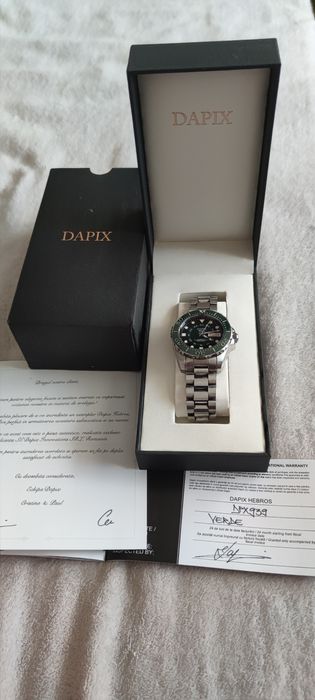 Dapix Hebros Automatic Professional Diver 300 m supapa heliu