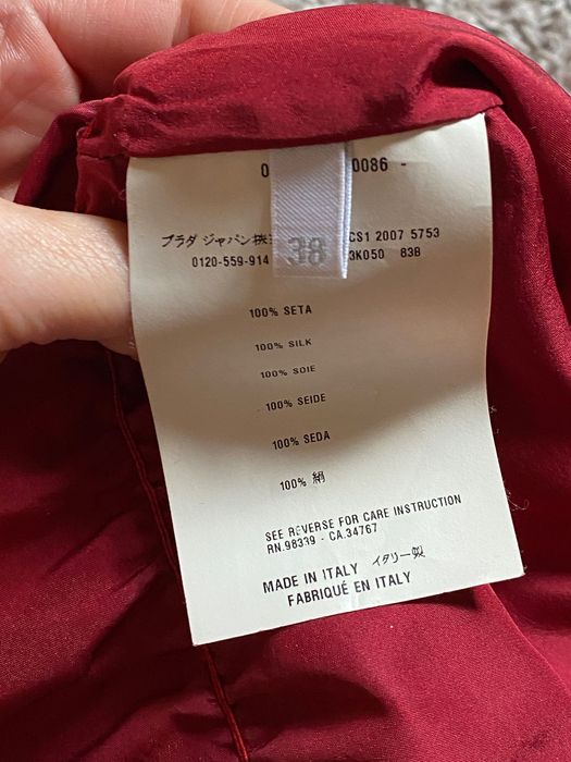 Rochie Prada burgundy