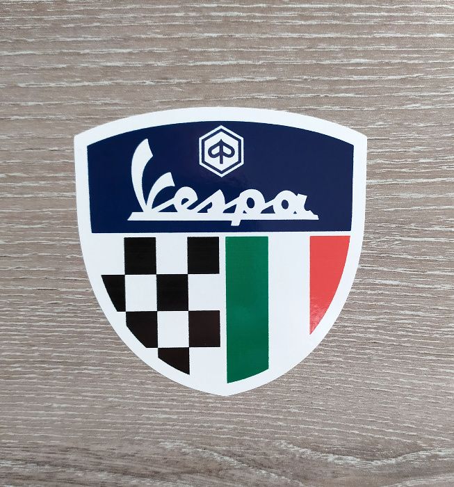Стикери Веспа Vespa Piaggio - 8бр. PVC фолио