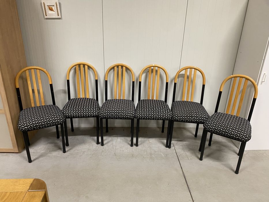 Scaune set 6 buc sezut confort cu memorii, cadru solid, calitate top