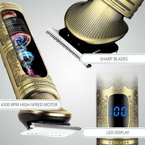 Нов Мултифункционален тример за брада, коса и тяло VGR машинка за мъже