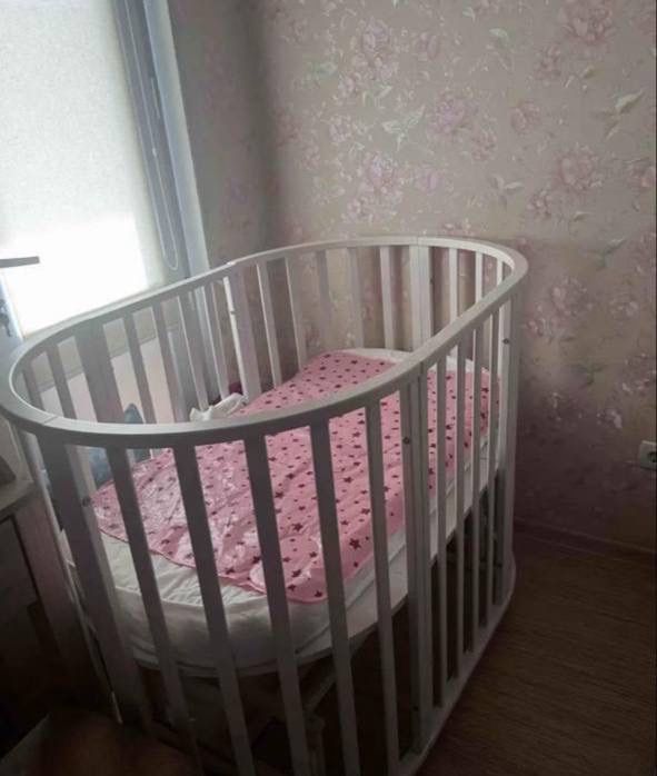 Круглая детская кровать трансформер ВОЗМОЖЕН ТОРГ