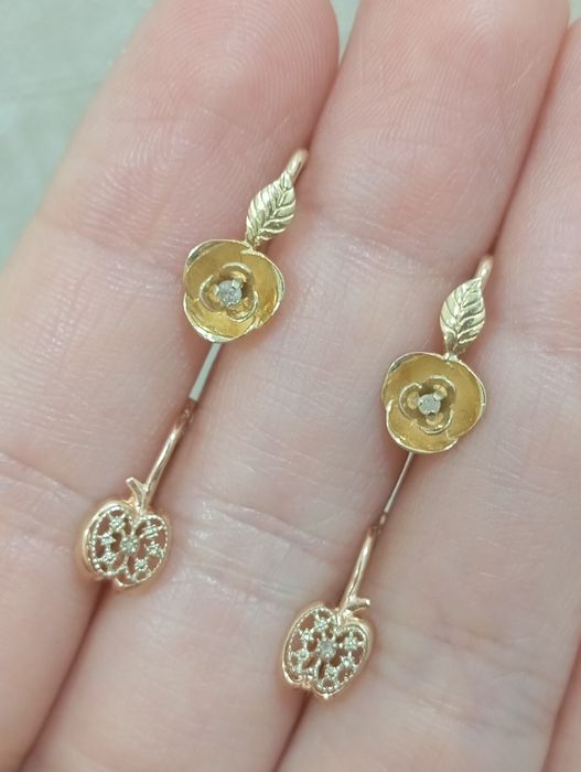 Tilla ziraklar золотые серьги кольца
