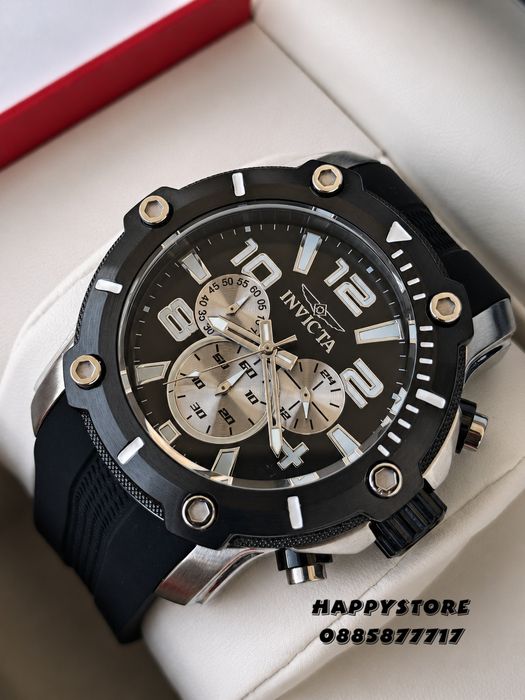 INVICTA Diver Black/Silver 52 mm, Инвикта нов мъжки часовник